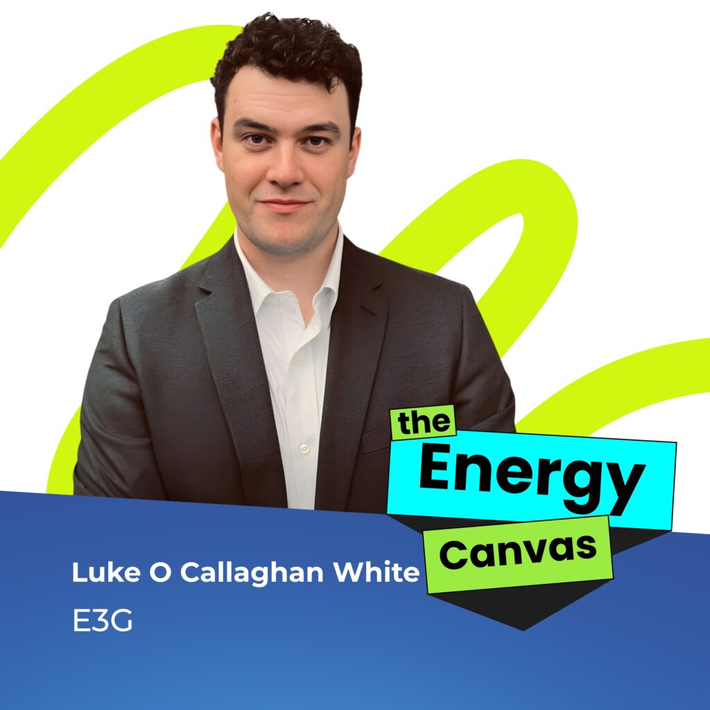 Luke O Callaghan White podcast episode speaking on EU Energy Transition